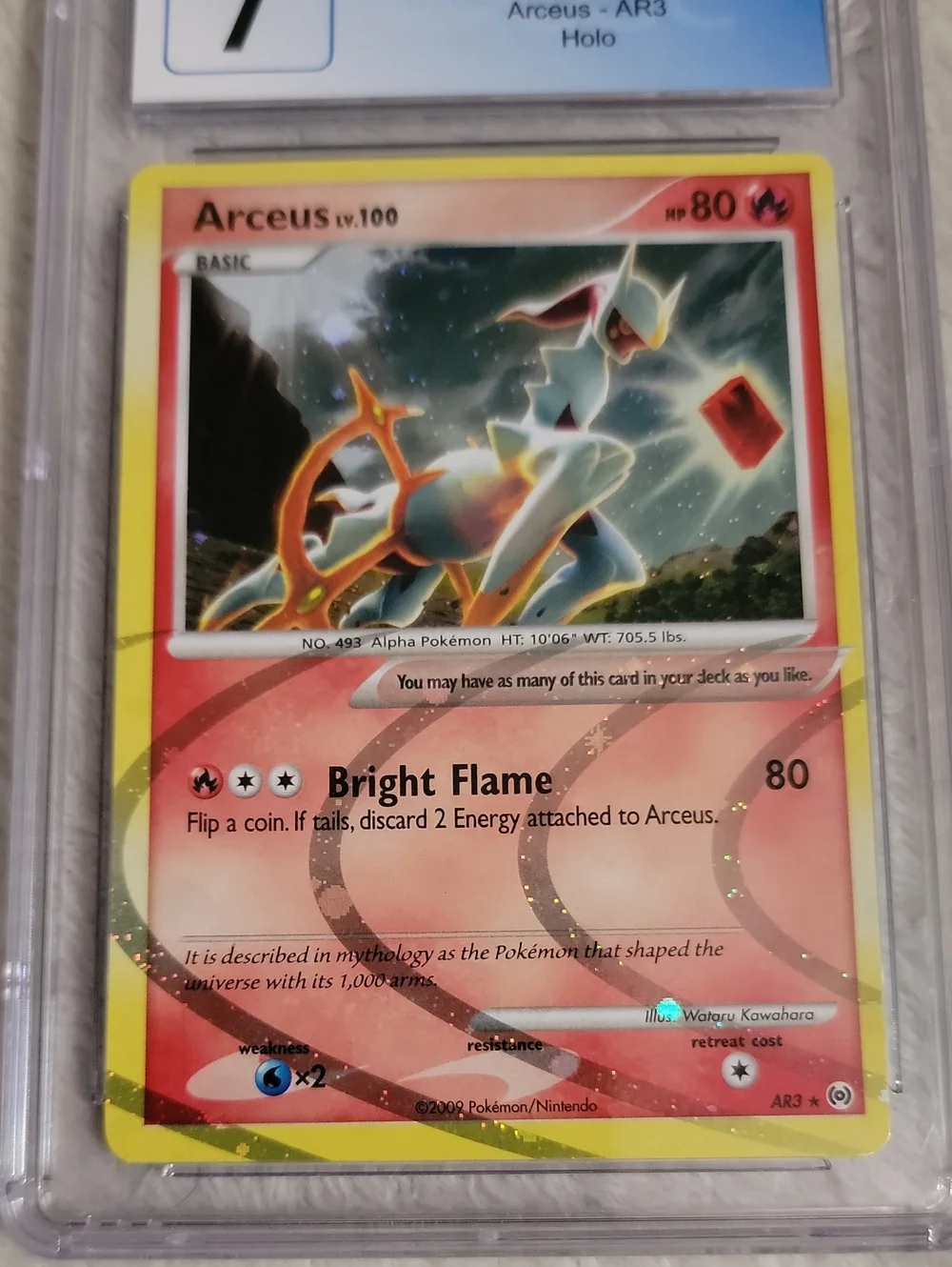 TCG Arceus AR3 Holo Rare Pokémon Card